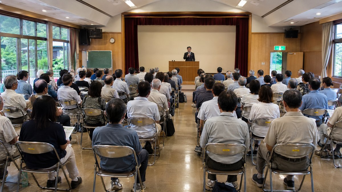 住民説明会の様子