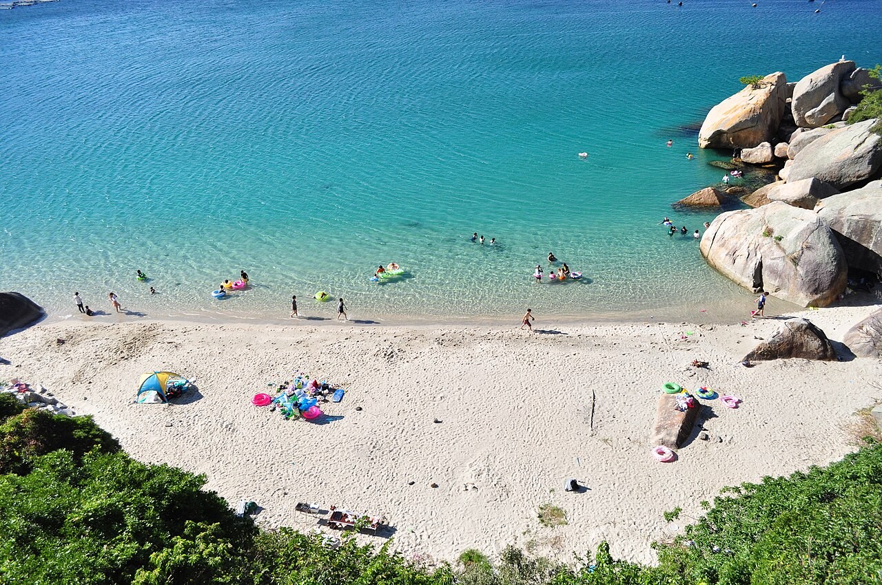 夏の海水浴場