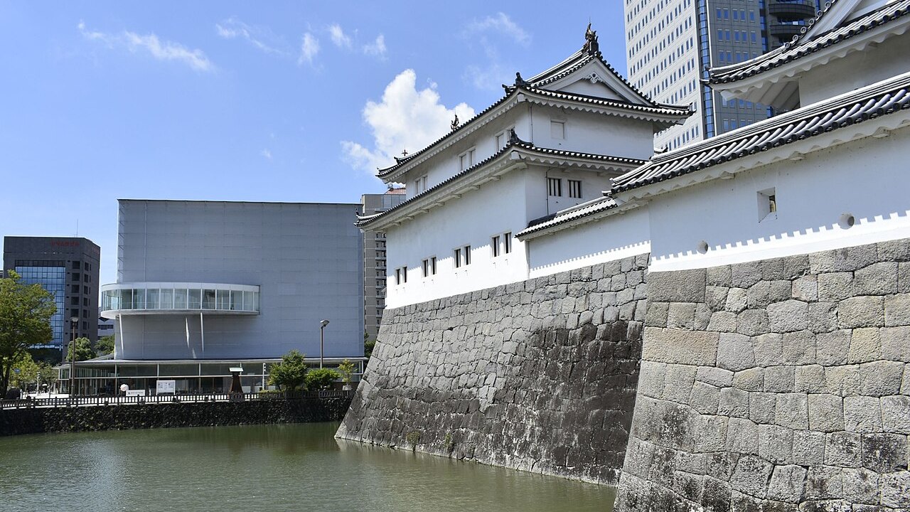 駿府城公園の巽櫓(アイスフェス会場)