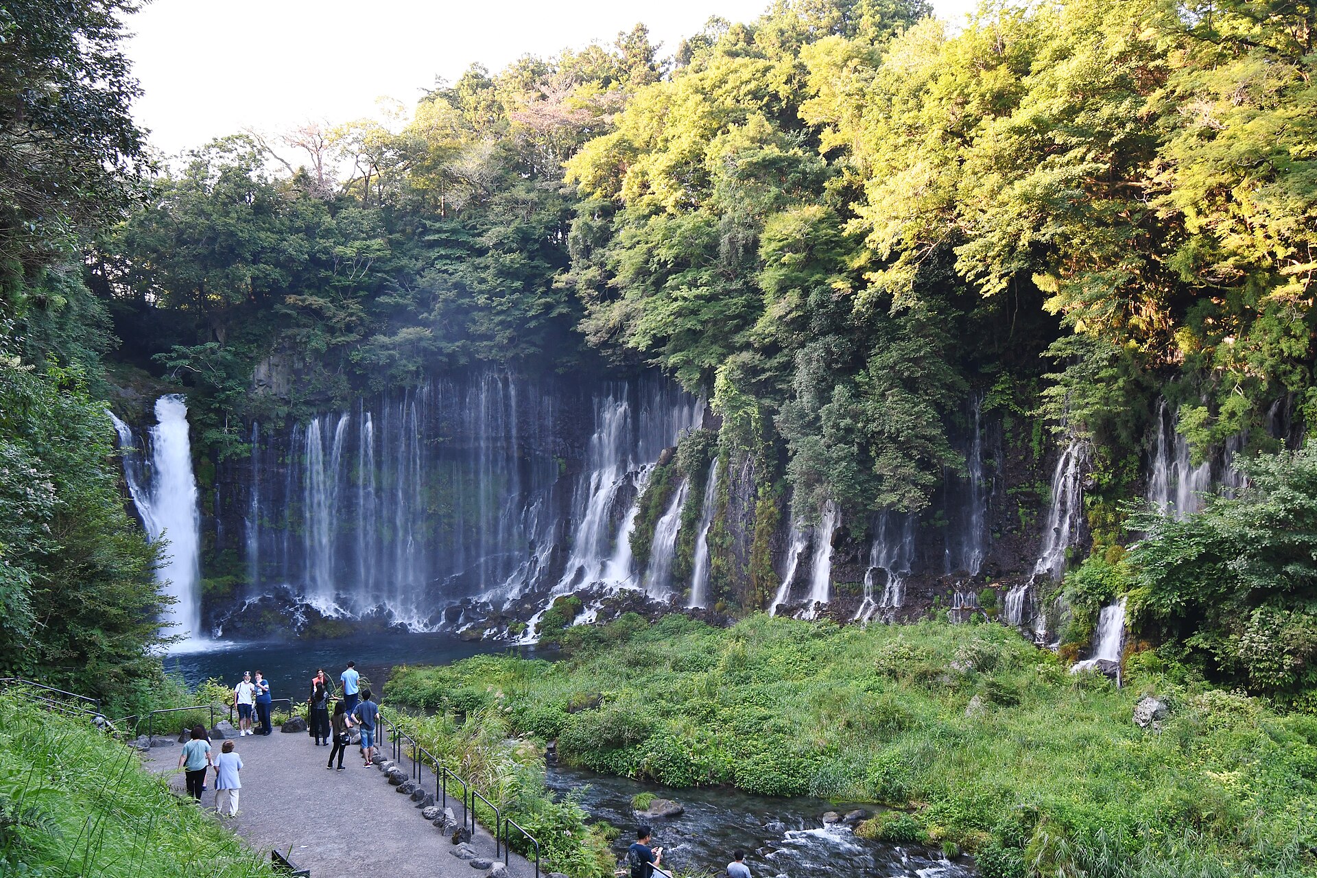 白糸の滝の全景