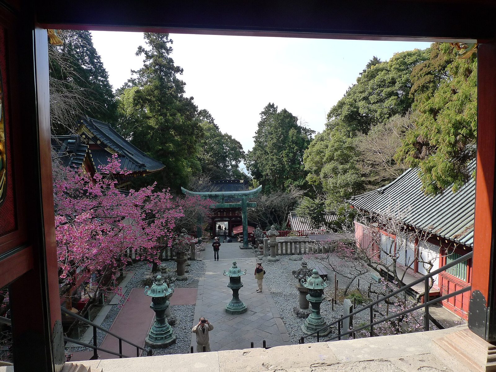 久能山東照宮の境内