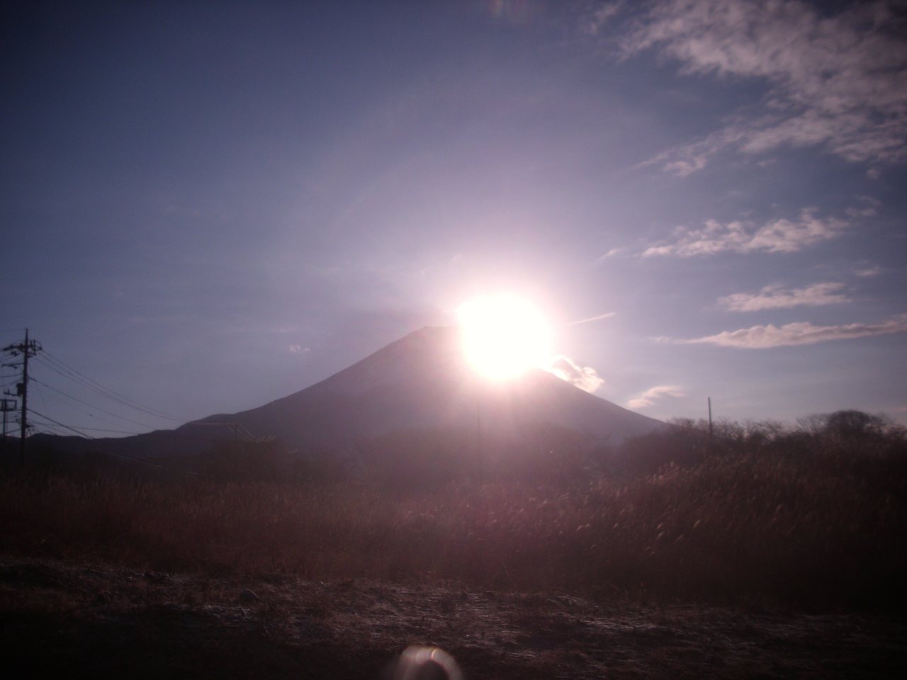 朝霧高原から見た富士山(富士宮市)