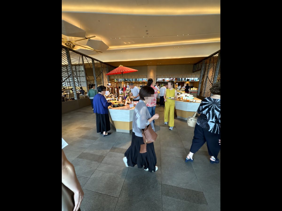 ウェスティン都ホテル京都の朝食会場