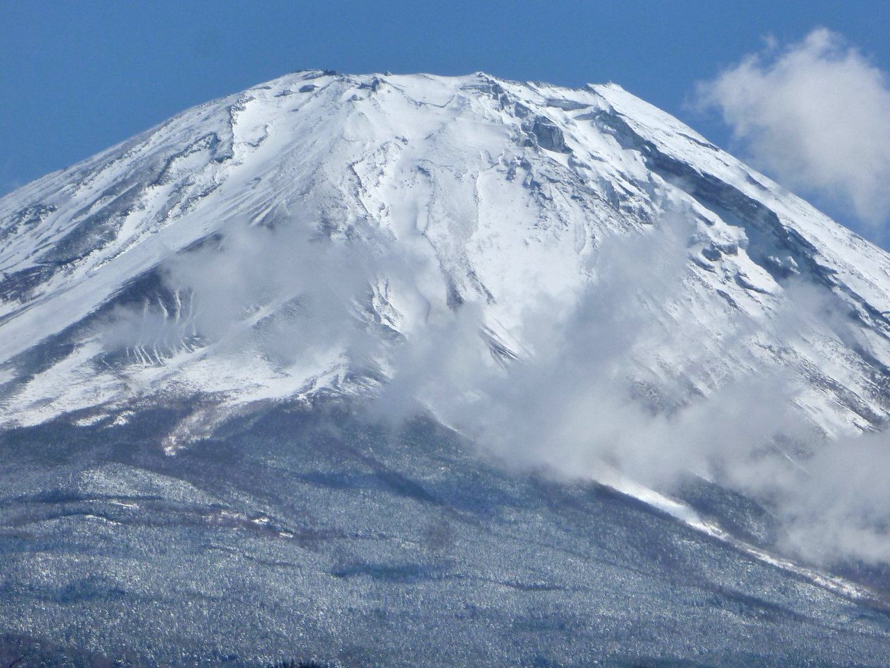 冬の富士山